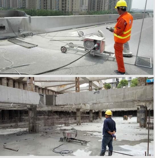 Granite Diamond Electric/ Hydraulic Wire Saw Cutting Stripping Machine