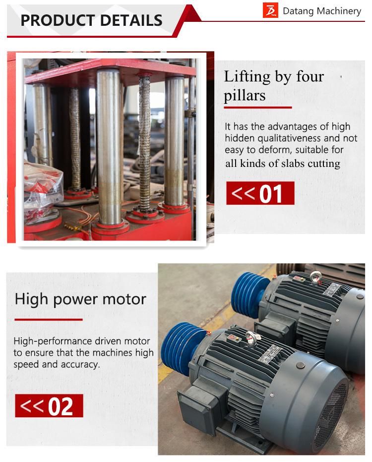 Dtq-450/600/700/800 China Manufacturer Stone Equipment Marble Granite Bridge Saw Machine for Sale