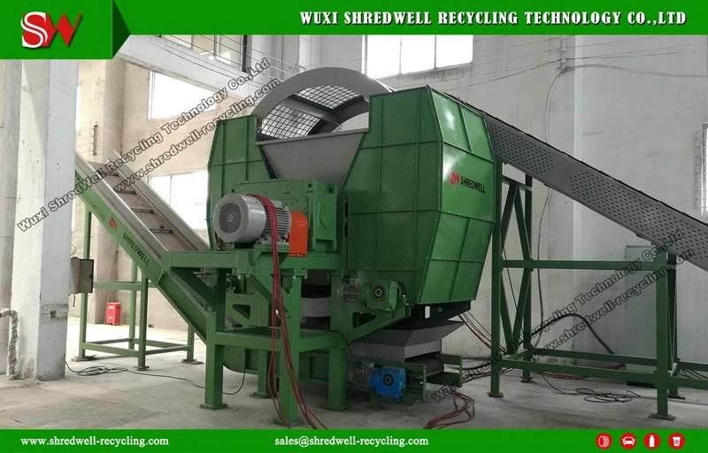 Shredwell High Efficiency Waste Wood Crusher Produce Wood Pellet