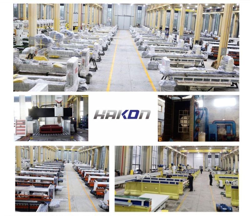 Three Heads Automatic Sink Hole Drilling CNC Stone Machine Countertop Processing Milling Polishing