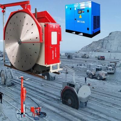 Hualong Machinery Double Blade Stone Cutting Machine for Mining Granite Marble Basalt Quartzite Quarry Block in China