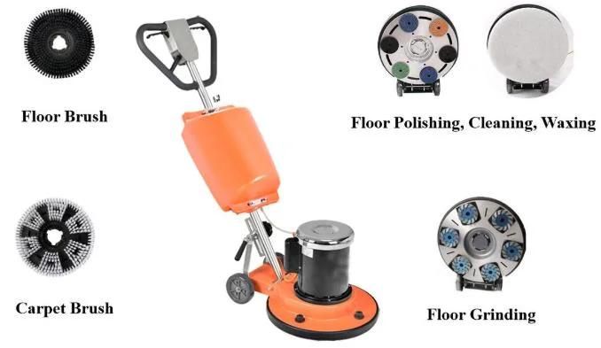 Multi Functional Electric 220 V Ground Waxing Machine Hotel Lobby Marble Maintenance Equipment