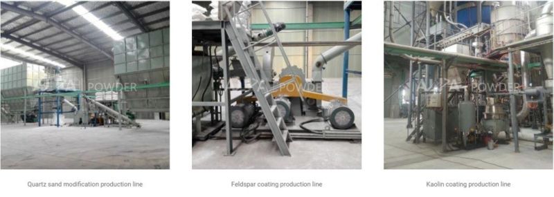 Continuous Coating Process Modification Production Line for Fused Silica Powder
