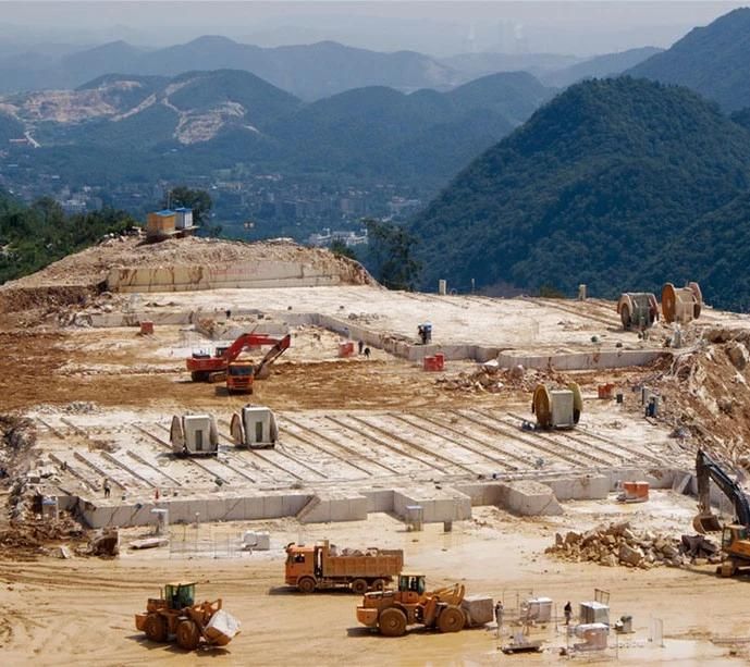Double Blades Cutter Stone Quarry Machine