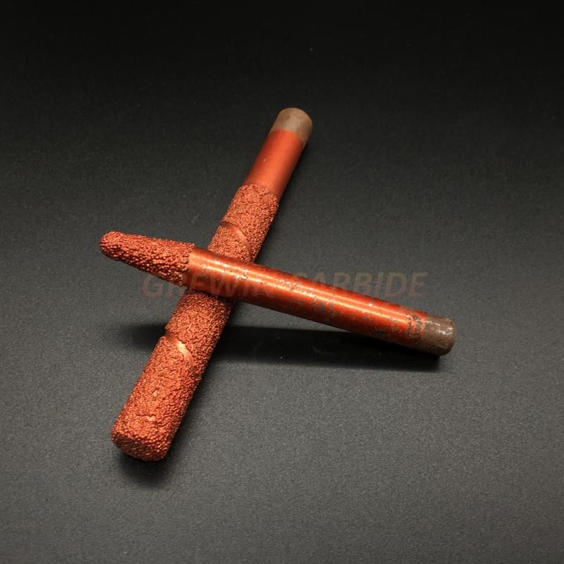 Gw Carbide- Brazed CNC Stone Carving Knife, Stone Carving Tools, Embossed Words, Granite Diamond Carving Machine Tool with High Resistance and Good Quality