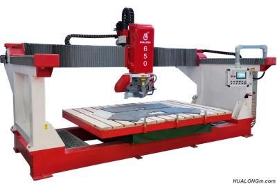 Hualong Hlsq-650 Italy Type Bridge Saw Granite Thin Slab Table Marble Machine Cutter