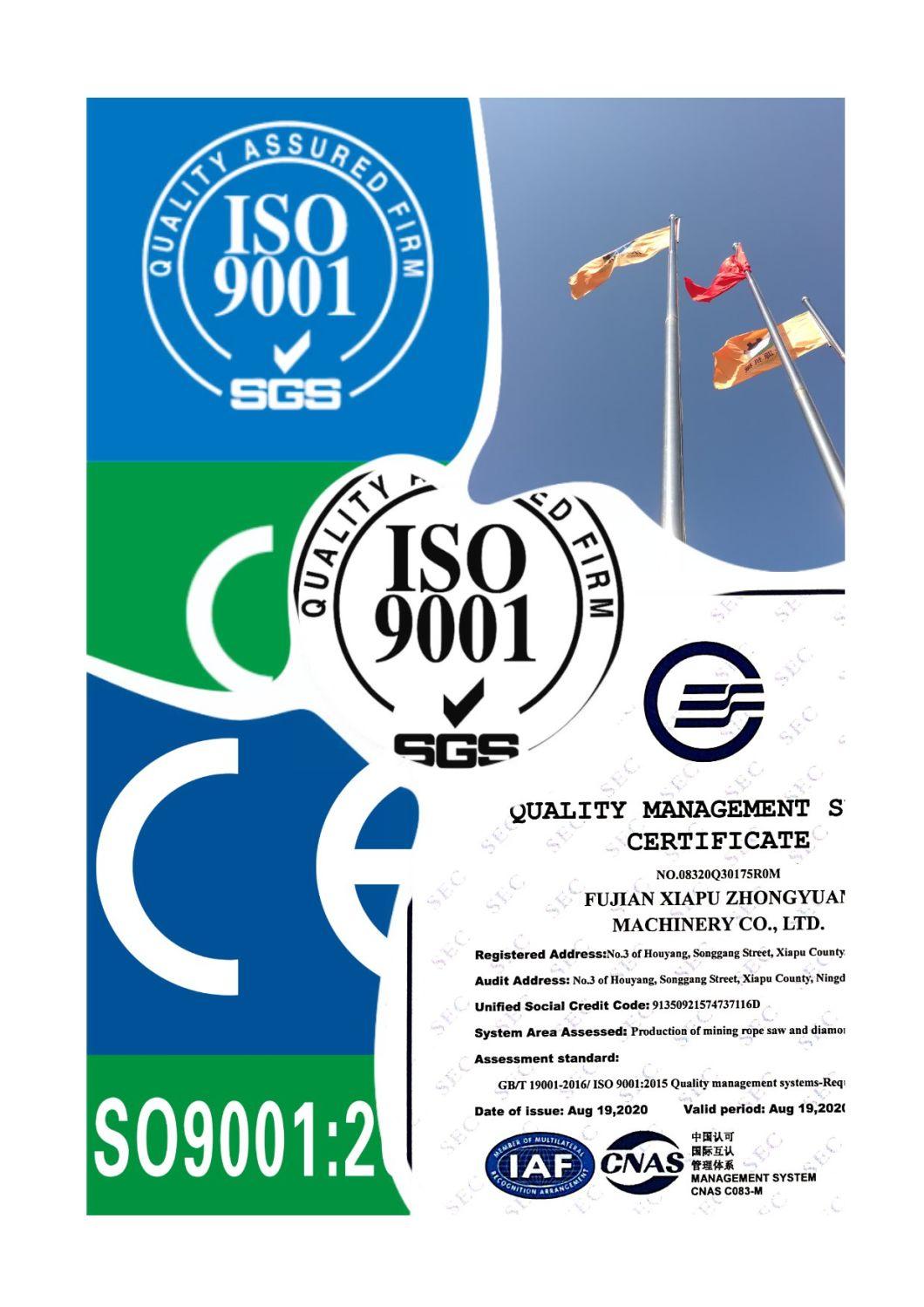 ZY-60YG Fast Working Wire Saw Machine with Pmsm for Quarrying Granite