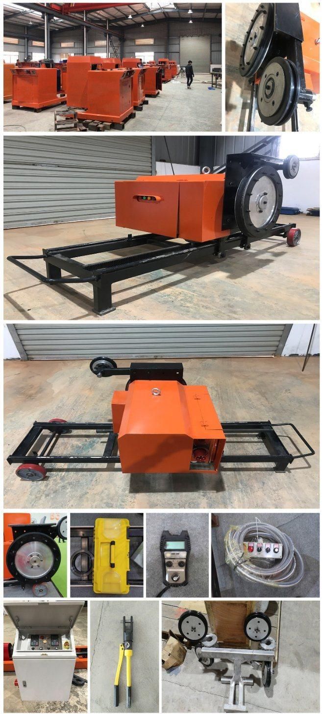 22 Kw High Cutting Speed Concrete Cutting Machine Concrete Wire Cutter Machine