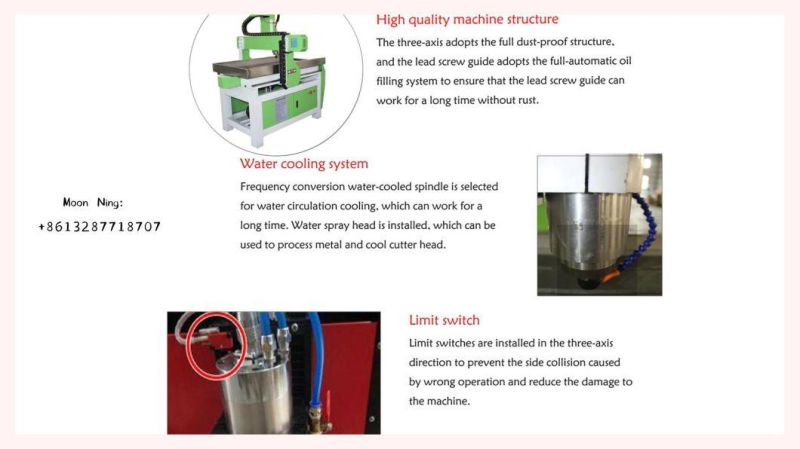 Mini CNC Router for Wood Metal Jade Steel