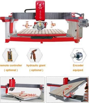 Marble and Granite Infrared Full Automatic Bridge Stone Cutting Machine