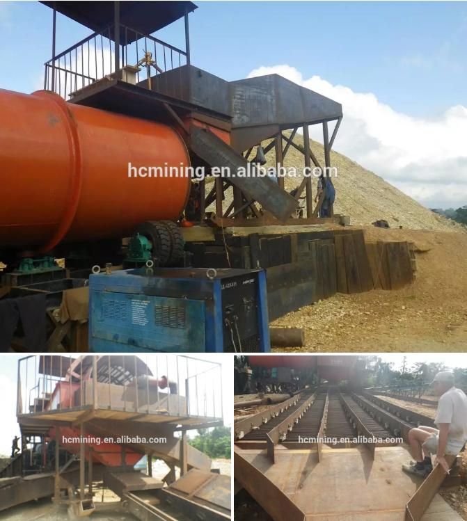10-50tpd Small Mobile Mining Processing Gold Extraction Equipment for Washing Gold