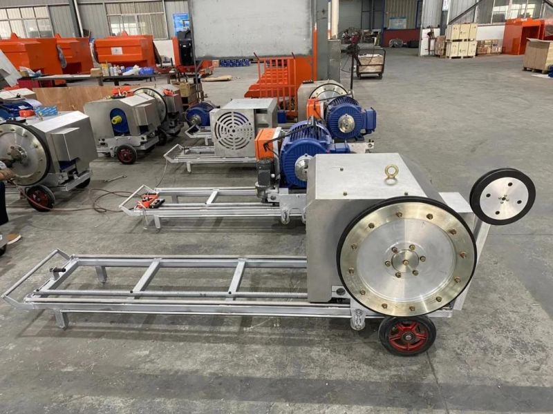 Electric Wire Saw Machine for Cutting Reinforce Concrete, Stone Block