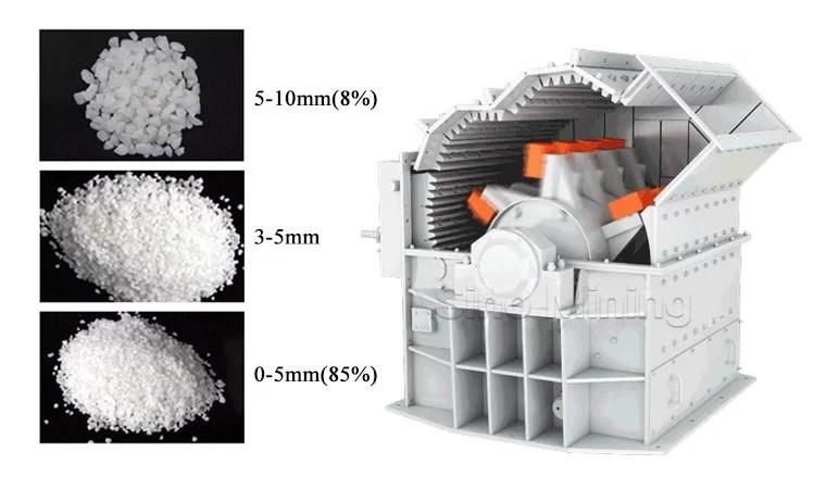 Medium-Sized Crushing Aggregate Quartz Silica Rock Fine Sand Making Machine Mobile Impact Fine Crusher
