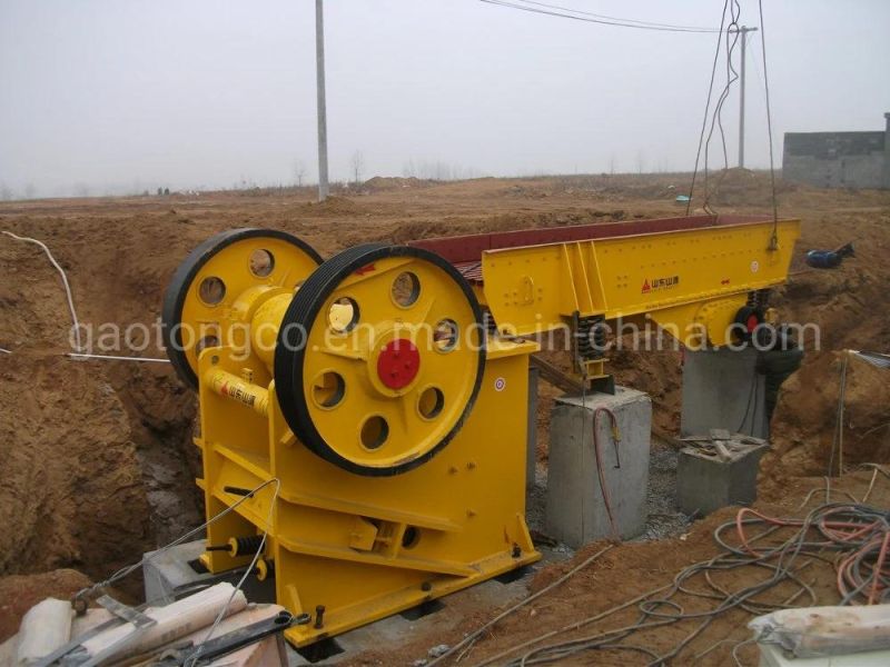 PE250 X 400/400X600 Small Diesel Engine Mining Stone Jaw Crusher