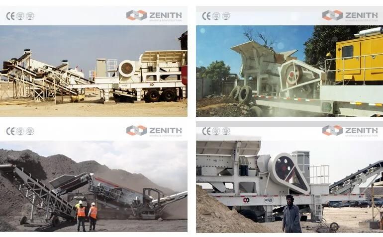 Gold Mining Plant Portable Crushing Equipment Mobile Jaw Crusher Machine for The Stone