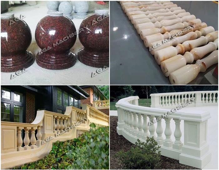 Stone Cutting Machine for Granite Marble Column Railing Pillar Balustrade (SYF1800)