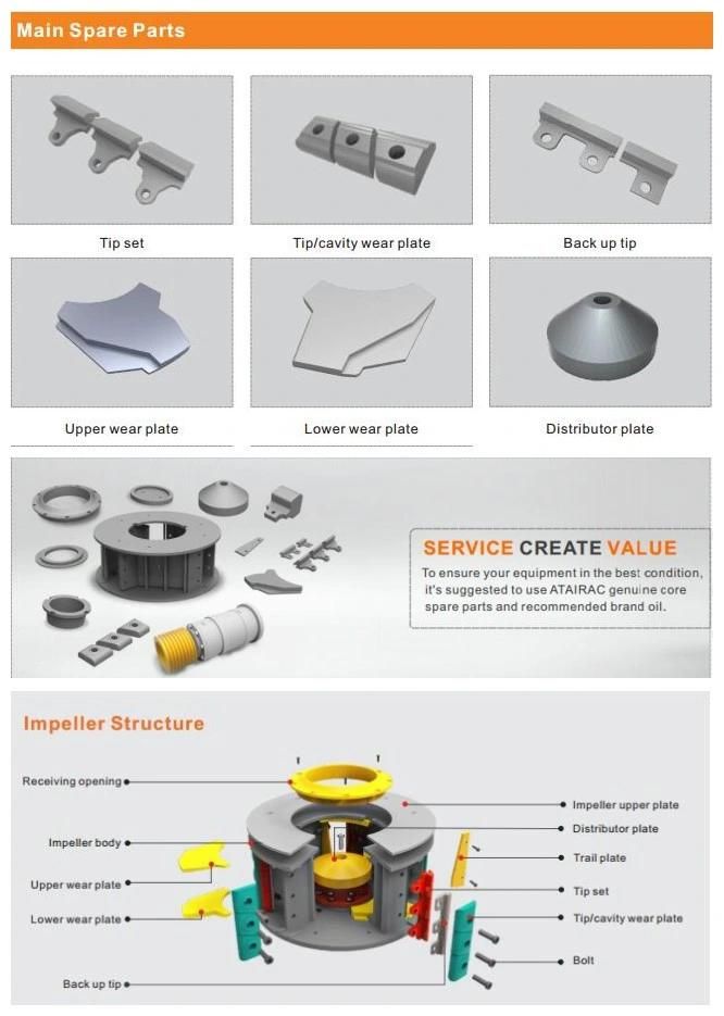 VSI Upper Wear Plate/ Lower Wear Plate