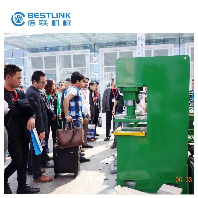 Hydraulic Stone Stamper Cutting/Pressing Garden/Plaza/Street Pavers, Stone Press Machine, Stone Pressing Machine, Stone Recycling Machine