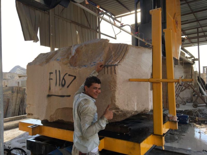 CNC PLC Diamond Wire Cutting Saw Granite Marble Limestone Sandstone Trimming Squaring Profiling Machine China Xianda Bwt-3500