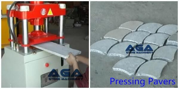 Hydraulic Stone Recycling Machine Cutting Granite Marble Pavers (P72/81)