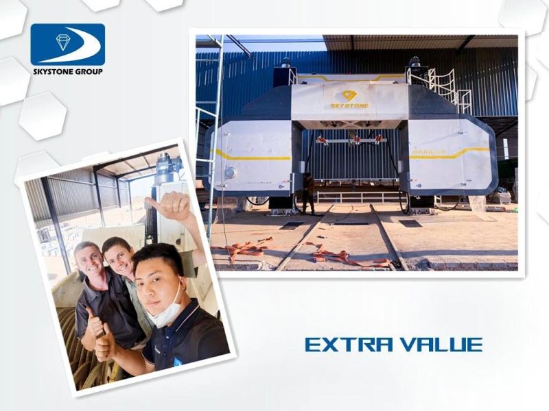 High-Efficiency Multi Wire Saw Machine for Granite, Quartz Stone Cutting
