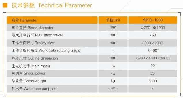 Medium Sized Stone Block Bridge Cutting Machine