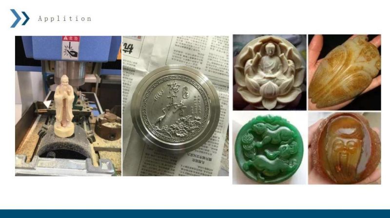 Gd4040 Jade Aluminium Metal Desktop CNC Mini Router