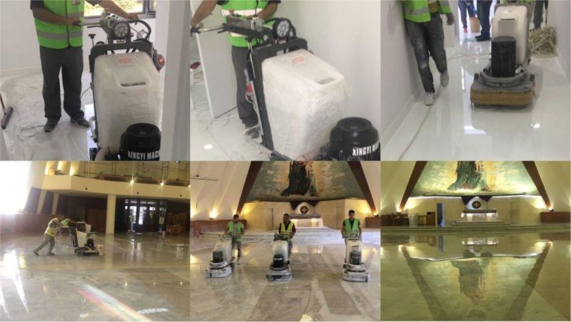 Dry Wet Polishing Terrazzo Conctete Floor Handheld Floor Concrete Grinder