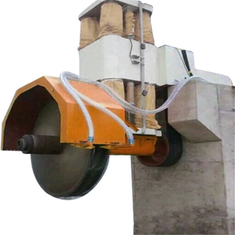 Hydraulic Lift Large Hard Stone Cutting Machine with Multi-Blade