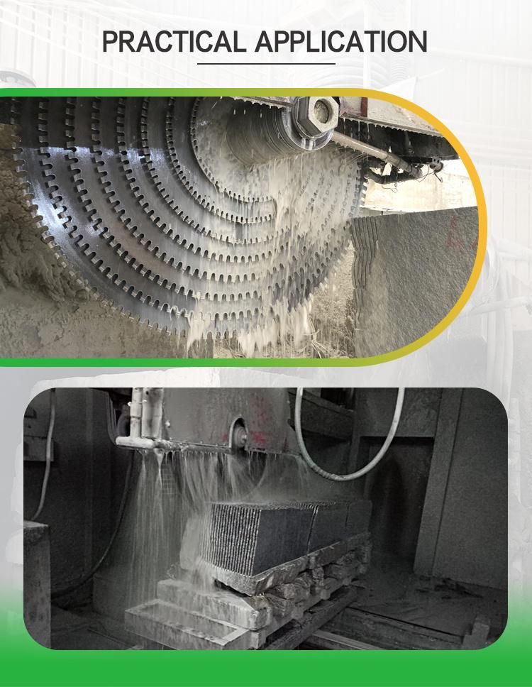 Multiblade Bridge Saw Stone Cutter Machine for Granite Block Cutting