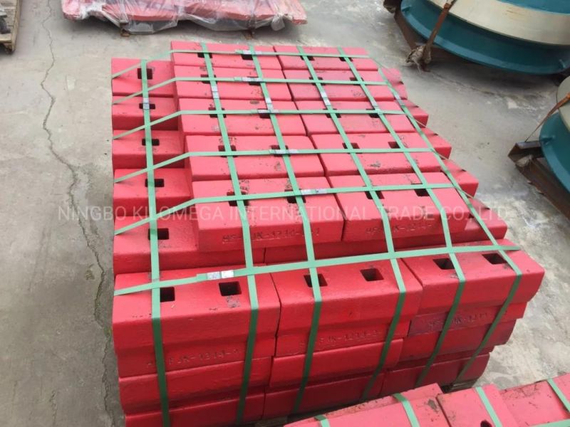 Swing and Fixed Jaw Plate for Jaw Crusher