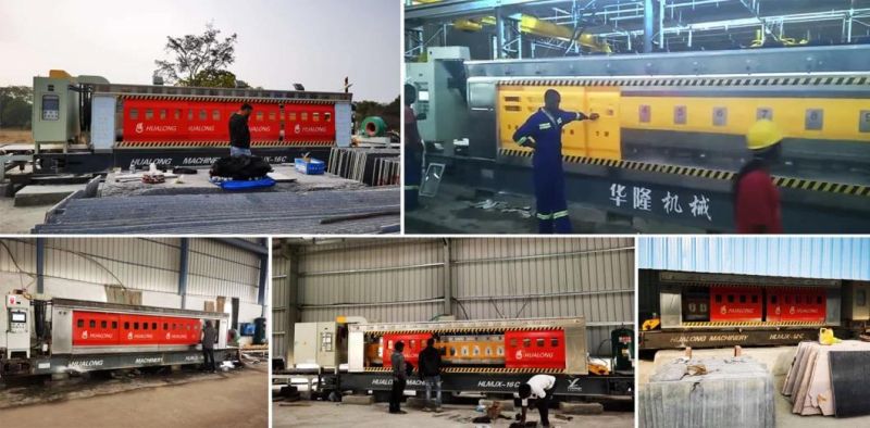 Hualong Machinery Granite Stone Polishing with Disk Head Machine Manufacturer CE/380V