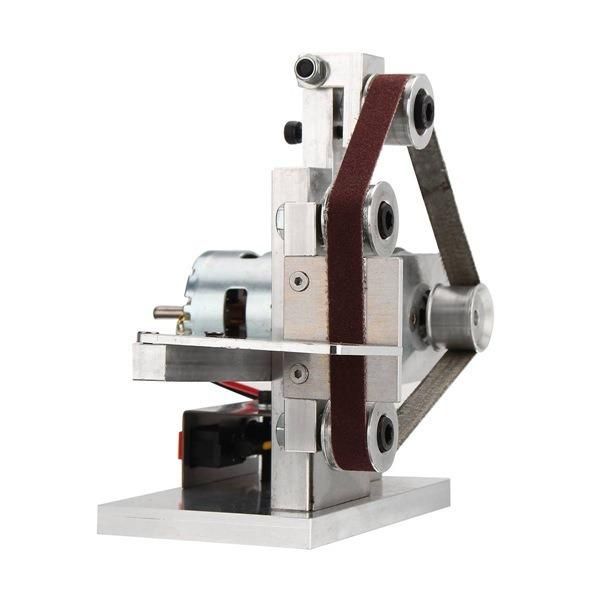 Small Belt Machine DIY Polishing Machine Grinder Fixed Angle Grinder Blade Machine Desktop Belt Machine Specification 20 Type