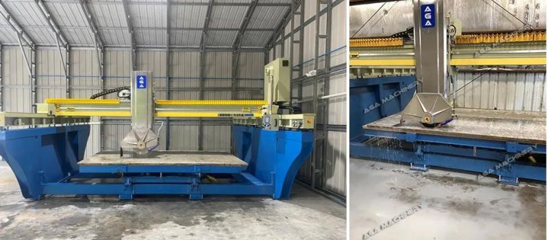 Miter Cuts Stone Bridge Saw for Precision Cuts Machine Laser Tile Cutter (XZQQ625A)