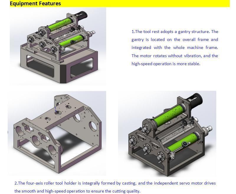 Rotary Double Material Plate Multi-Wire Cutting/Sawing Machine Chtxq-690f
