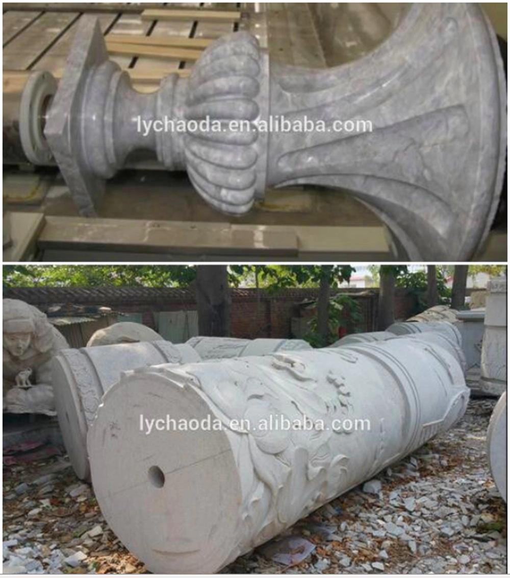 Stone Carving CNC Machine, Stone Pillar Machine, Marble Pillar Machine