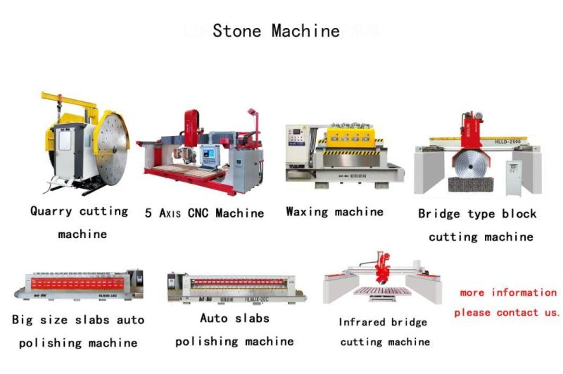 New Provide Henglong Standard 3200X1650X1800 Marble Machine Price Manual Control